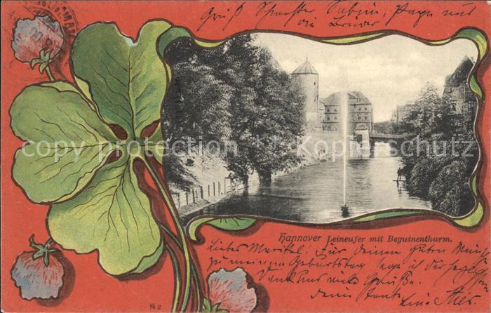 HANNOVER  CITY Leineufer Beguinenturm