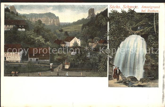 Rathen Saechsische Schweiz Amselgrund