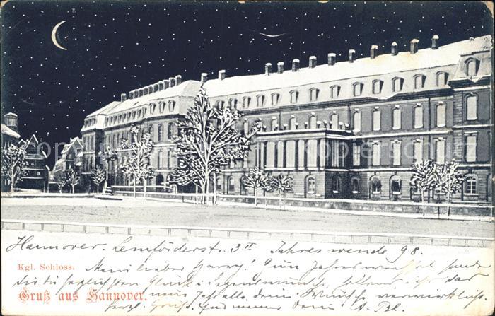 HANNOVER  CITY Koenigliches Schloss im Schnee