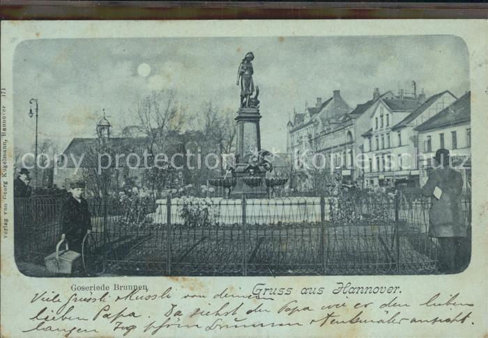 HANNOVER  CITY Goseride Brunnen