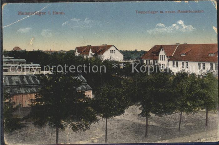 Munsterlager Truppenlager Neue Massivbaracken