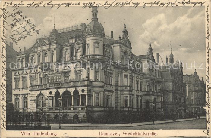 HANNOVER  CITY Villa Hindenburg Wedekindstrasse