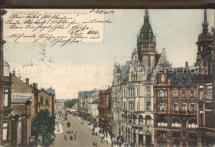 HANNOVER  CITY Georgsrasse mit Passage