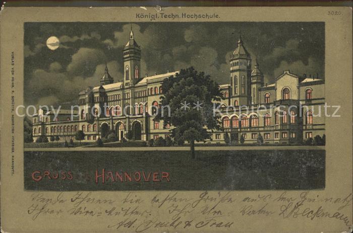 HANNOVER  CITY Koeniglich Technische Hochschule