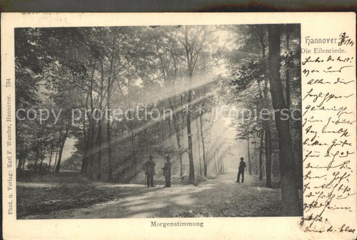 HANNOVER  CITY Die Eilenriede Morgenstimmung
