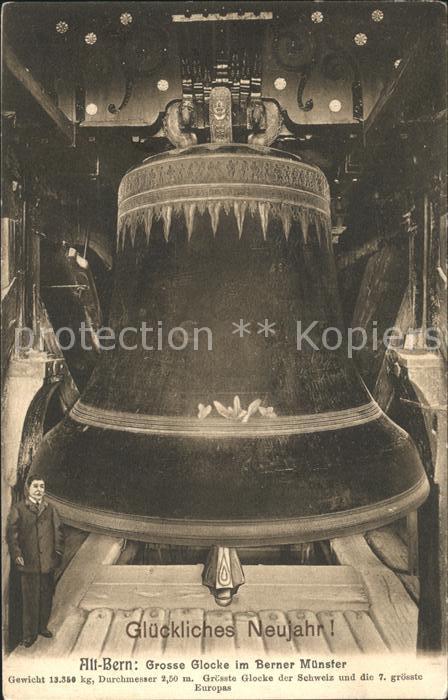 Kirchenglocke Churchbell Cloche Eglise Alt-Bern Muenster Neujahr