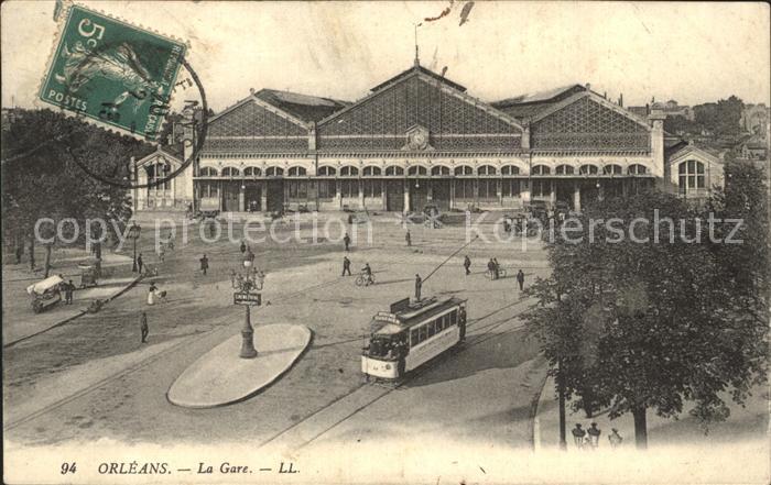 Strassenbahn Orleans Gare Bahnhof