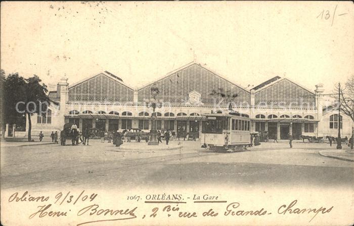 Strassenbahn Orleans Gare Bahnhof