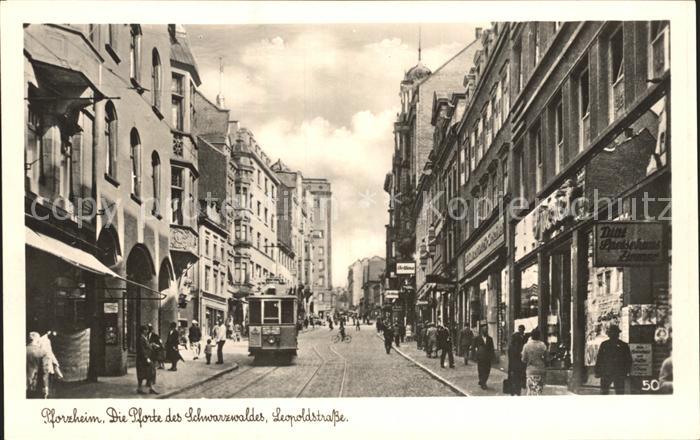 Strassenbahn Pforzheim Leopoldstrasse