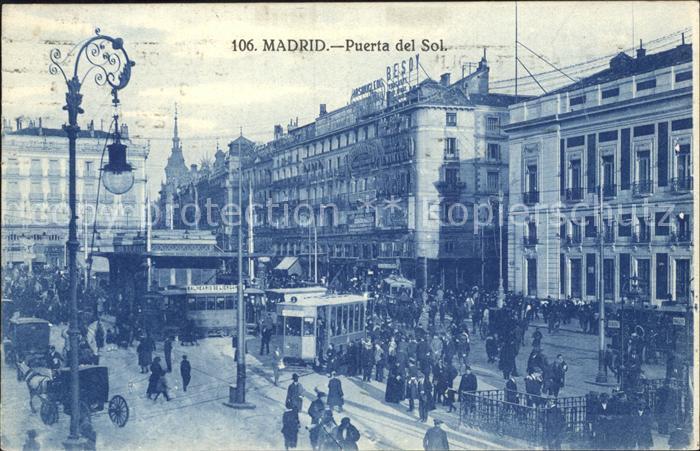 Strassenbahn Madrid Puerta del Sol