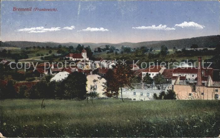 Feldpost-Stempel WK1 Bremenil Frankreich XIX. Ersatz-Division Inf.-Regt.-Nr. 34