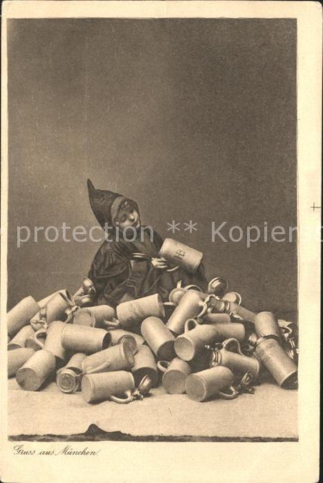 Muenchner Kindl Bierkruege Muenchen