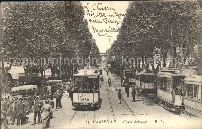 Strassenbahn Marseille Cours Belsunce