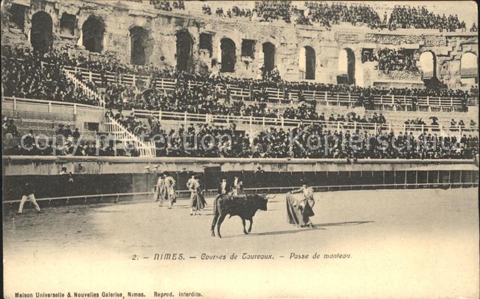 Stierkampf Nimes Passe de manteau