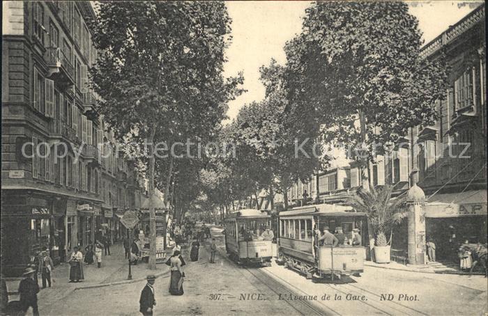 Strassenbahn Nice Avenue de la Gare