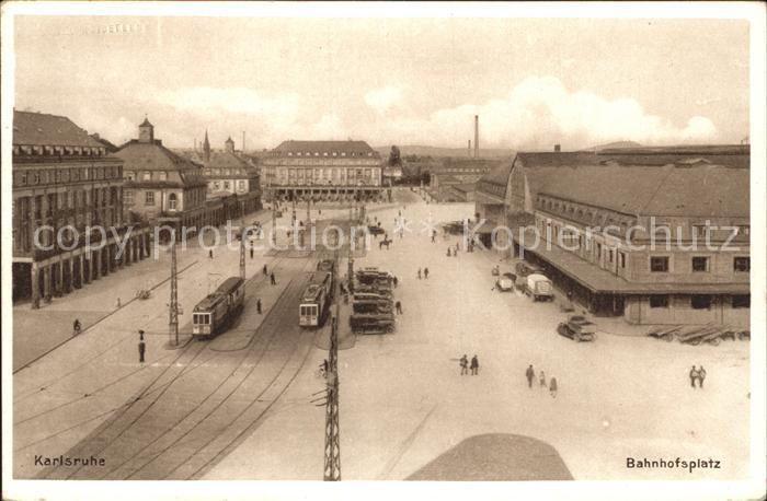 Strassenbahn Karlsruhe Bahnhofsplatz