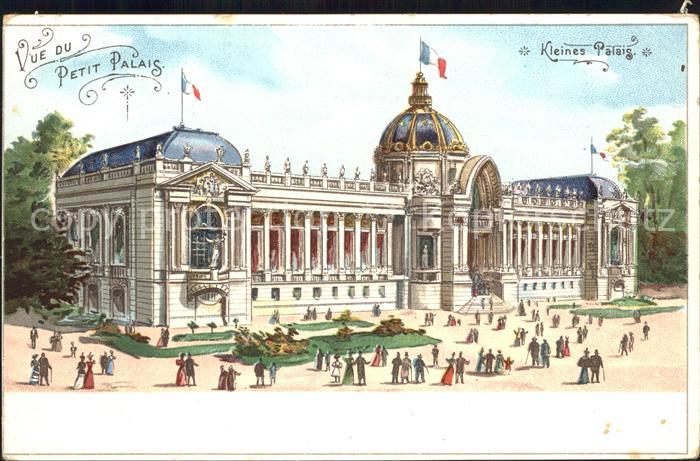 Exposition Universelle Paris 1900 Petit Palais Kleines Palais Litho