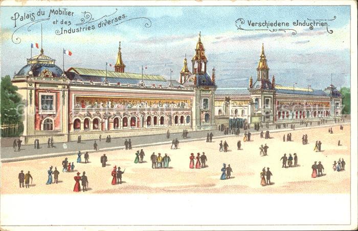Exposition Universelle Paris 1900 Palais du Mobilier et des Industries diverses