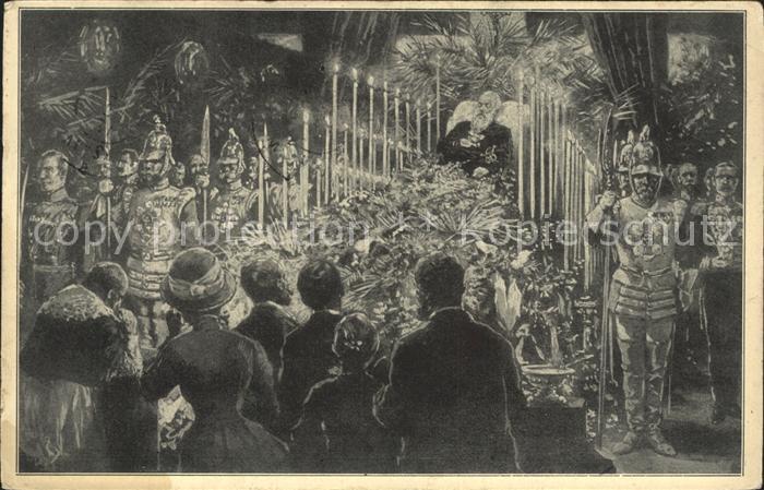 Adel Bayern Aufbahrung Prinz-Regent Luitpold von Bayern