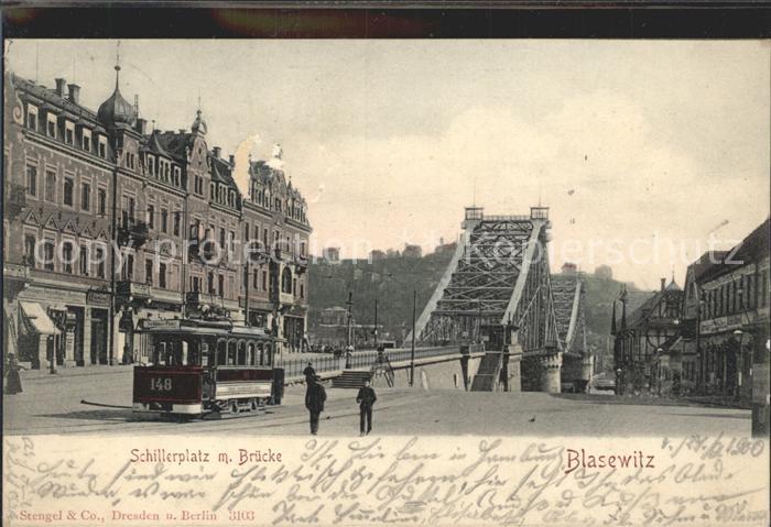 Strassenbahn Blasewitz Schillerplatz Bruecke