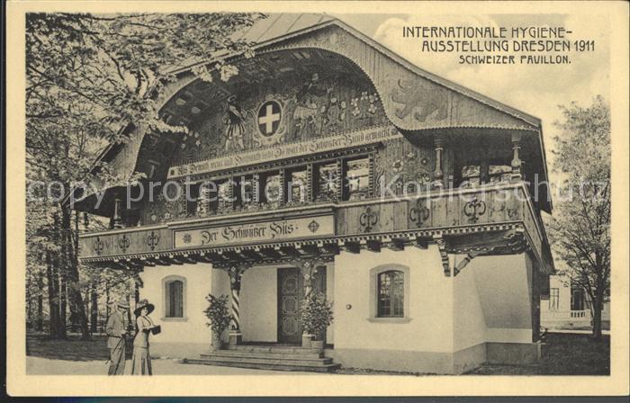 Ausstellung Internationale-Hygiene-Ausstellung Dresden Schweizer Pavillon