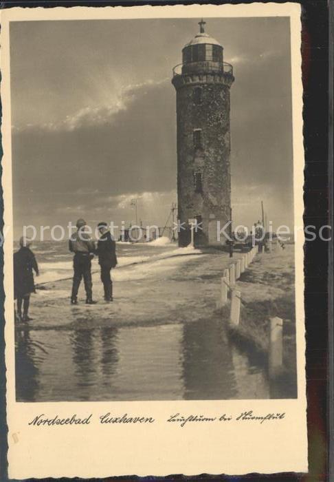 Leuchtturm Lighthouse Sturmflut Cuxhaven
