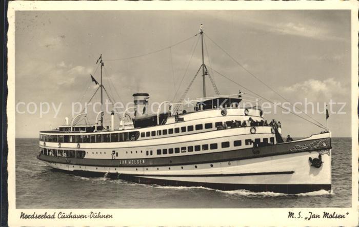 Motorschiffe M.S. Jan Molsen Cuxhaven-Duhnen