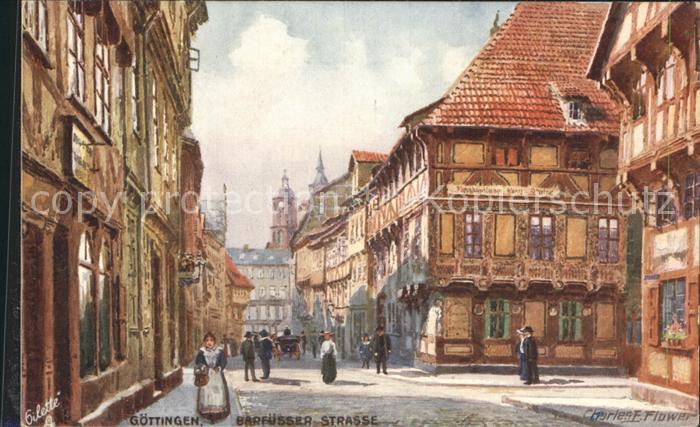 Verlag Tucks Oilette Nr. 600 B Göttingen Barfüsser-Strasse Charl