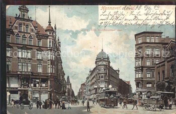 Strassenbahn Hannover Georgstrasse Nordmannstrasse