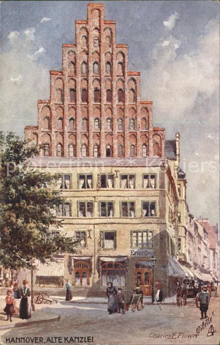 Verlag Tucks Oilette Nr. 695 Hannover Alte Kanzlei Charles E. Fl