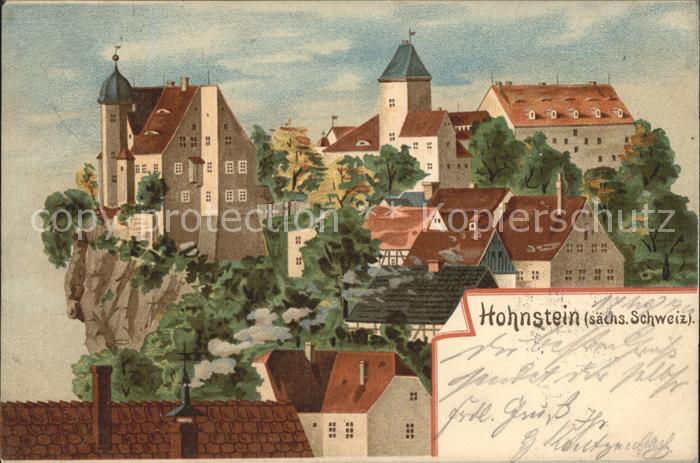 Hohnstein Saechsische Schweiz Burg