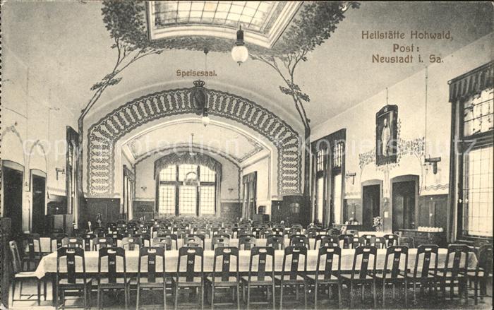 Neustadt Sachsen Heilstaette Hohwald Speisesaal