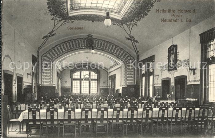 Neustadt Sachsen Heilstaette Hohwald Speisesaal