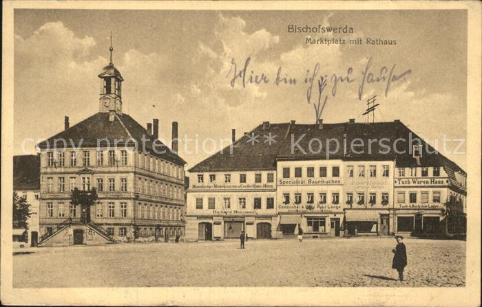 Bischofswerda Marktplatz Rathaus