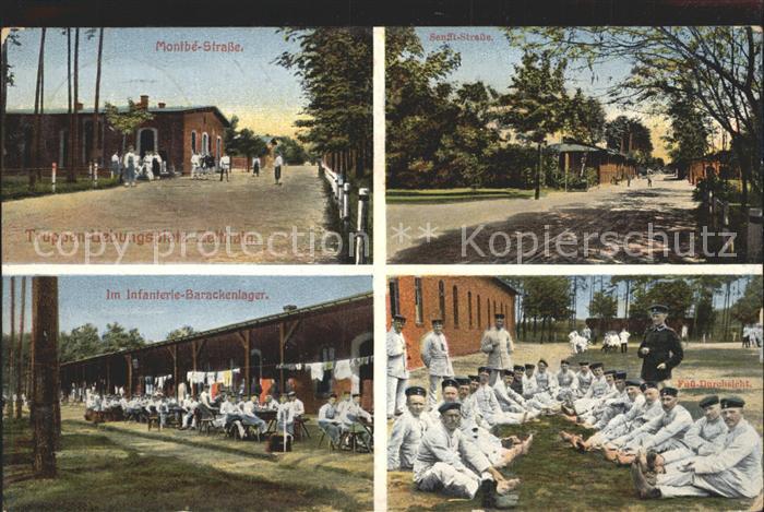 Zeithain Truppenuebungsplatz Barackenlager Montbe Strasse