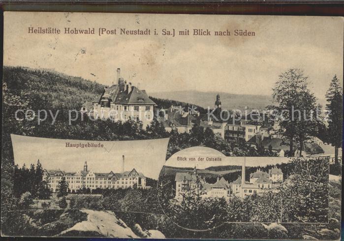 Neustadt Sachsen Heilstaette Hohwald Hauptgebaeude