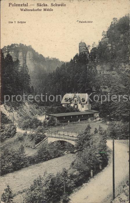 Polenztal Waltersdorfer Muehle Talwaechter 7 Brueder
