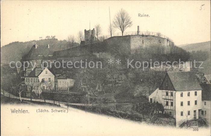 Wehlen Sachsen Burgruine