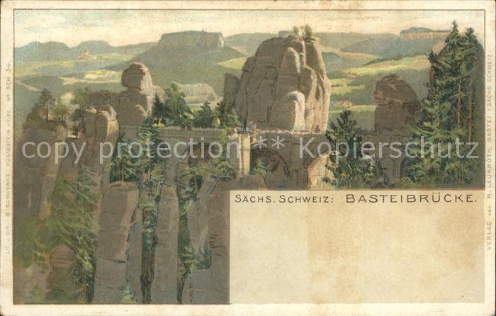 Bastei Saechsische Schweiz Basteibruecke
