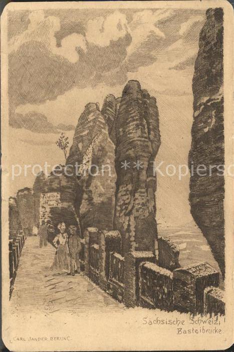 Bastei Saechsische Schweiz Basteibruecke