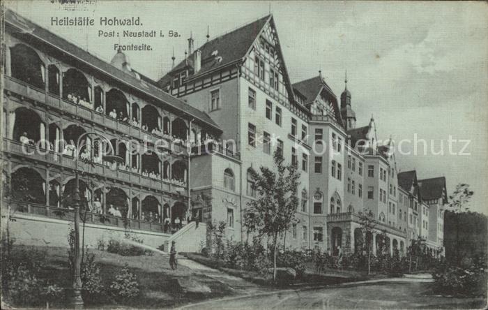 Neustadt Sachsen Heilstaette Hohwald Frontseite