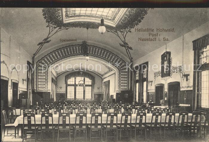 Neustadt Sachsen Heilstaette Hohwald Speisesaal