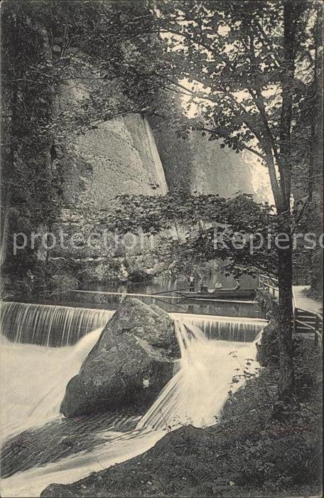 Boehmische Schweiz Wilde Edmundsklamm Untere Bootsstation