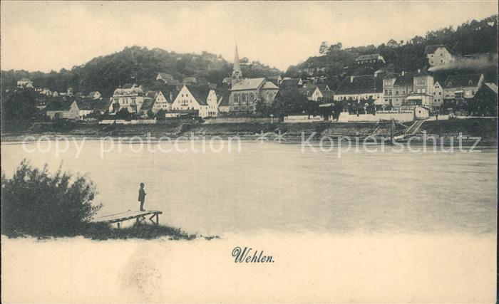 Wehlen Sachsen Partie am Elbufer