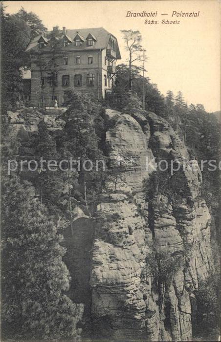 Polenztal Brandhotel Felsen