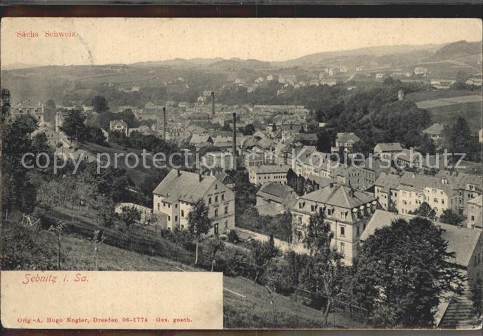 Sebnitz Blick ueber die Stadt