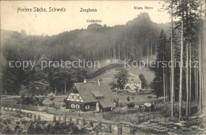 Sebnitz Zeughaus Geldstein Boeses Horn Felsen