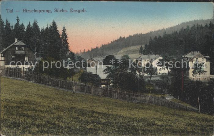 Hirschsprung Tal Erzgebirge