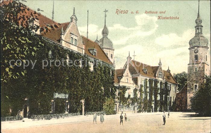 Riesa Sachsen Rathaus Klosterkirche