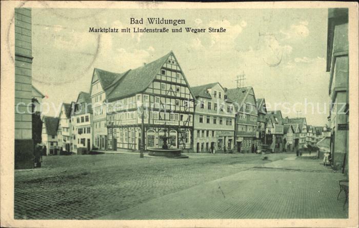 Bad Wildungen Marktplatz Lindenstrasse Wegaer Strasse